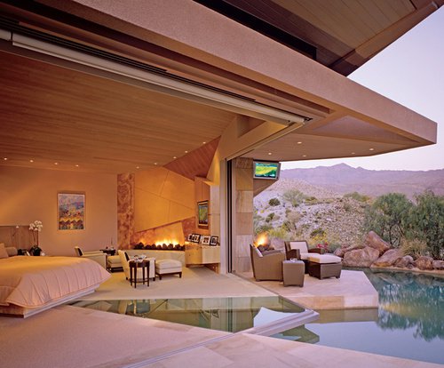amazing desert room, amazing outdoor bedroom, cool outdoor sleeping area, cool bedroom